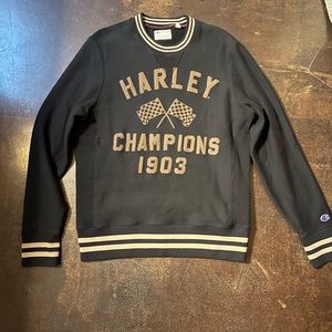 New Todd Snyder/Champion Harley Davidson pull over sweatshirt